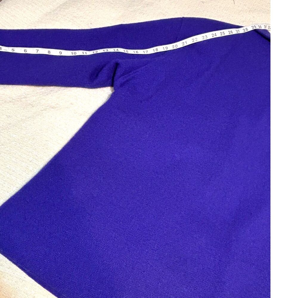 Vintage Pendleton Pure Virgin Wool Blazer Royal Blue Large - Picture 5 of 10